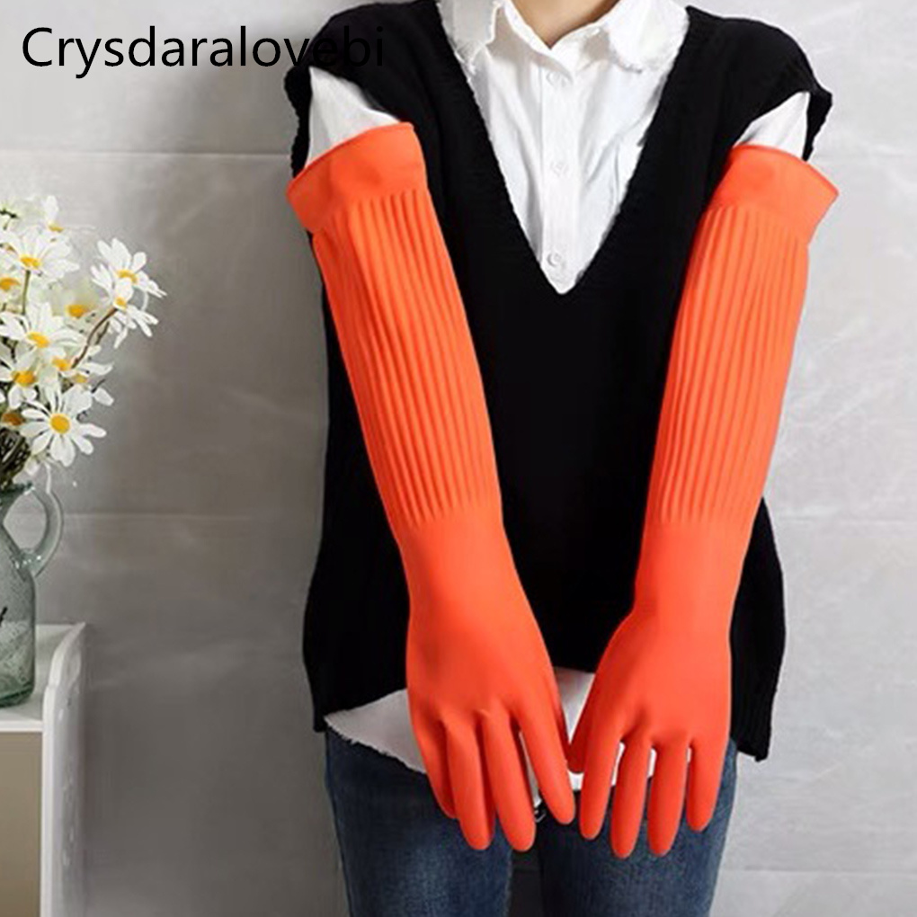 Rubber Glove Cleaning - 45/55cm 방수 가정용 장갑 따뜻한 식기