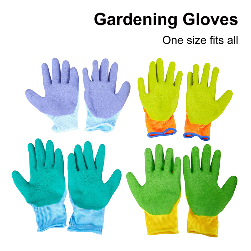 Gardening Glove Waterproof - 1쌍 통기성 어린이 정원 가꾸기 장갑