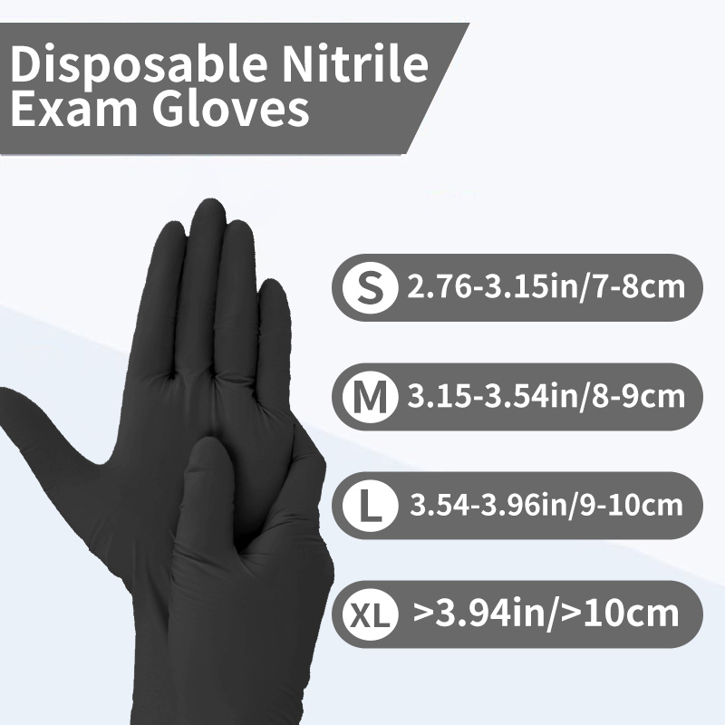 100-1000개입 니트릴 검진용 장갑, 블랙 벌크,  - Exam Glove Nitrile 리뷰 및 가격