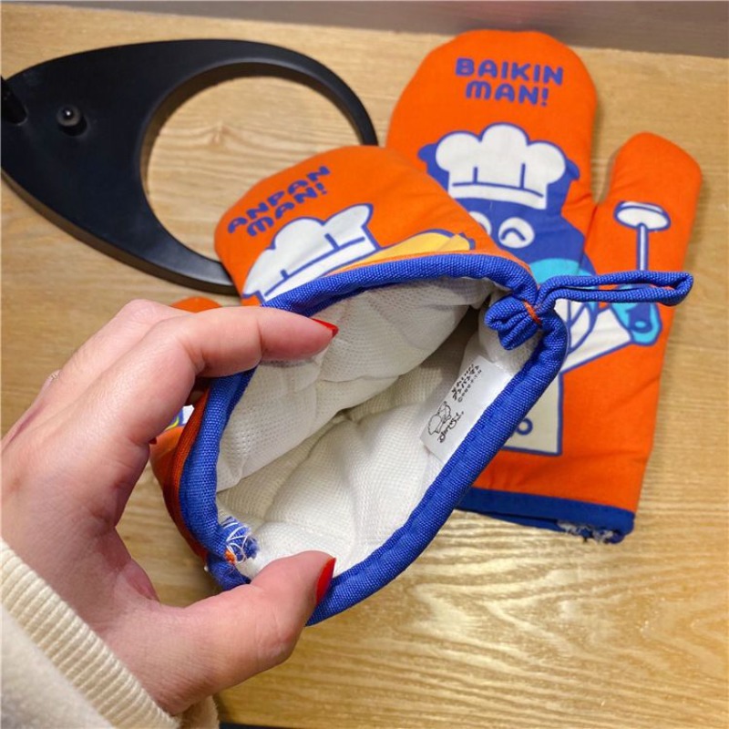 Anpanman 단열 장갑 귀여운 만화 스탬프 패턴 내 - Heat Resistant Glove 리뷰 및 가격