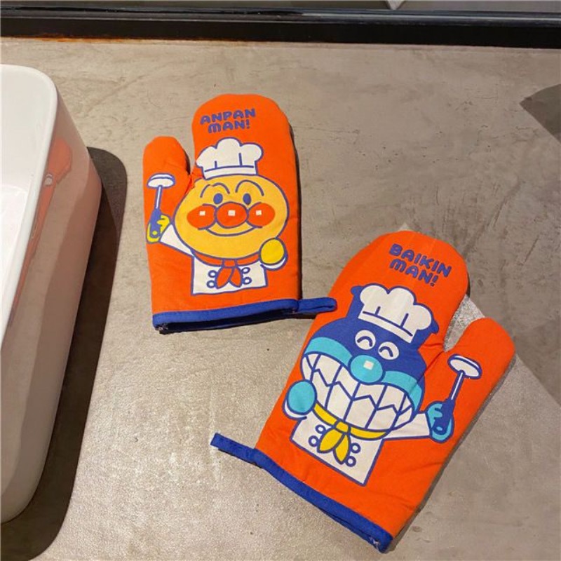 Anpanman 단열 장갑 귀여운 만화 스탬프 패턴 내 - Heat Resistant Glove 리뷰 및 가격