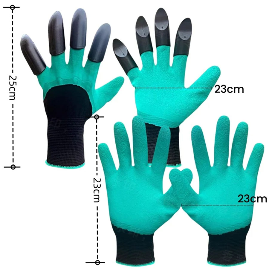 손톱이 있는 1쌍의 정원용 장갑, 방수 통기성 작업 장 - Gardening Glove Waterproof 리뷰 및 가격