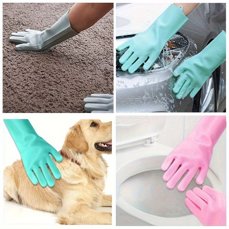 다기능 실리콘 애완동물 그루밍 장갑 헤어 리무버 브러쉬 - Rubber Glove Cleaning 리뷰 및 가격