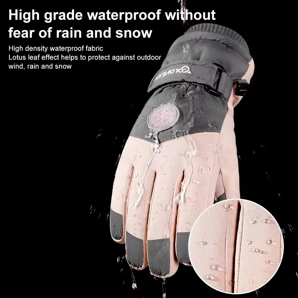 방수 스키 장갑 여성 겨울 터치 스크린 스노우 장갑 양 - Gardening Glove Waterproof 리뷰 및 가격