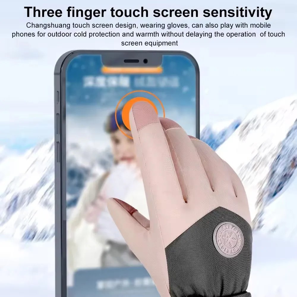 방수 스키 장갑 여성 겨울 터치 스크린 스노우 장갑 양 - Gardening Glove Waterproof 리뷰 및 가격